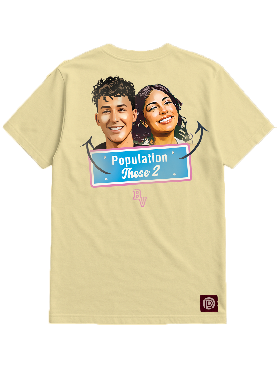 These 2 T-shirt - Yellow