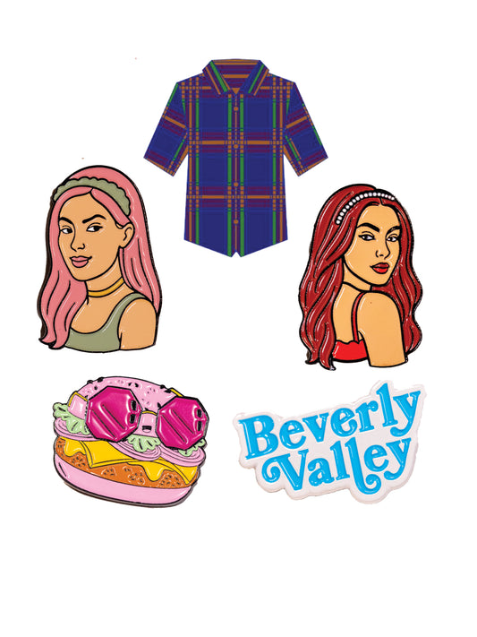 Beverly Valley 5-pc Enamel Pin Set